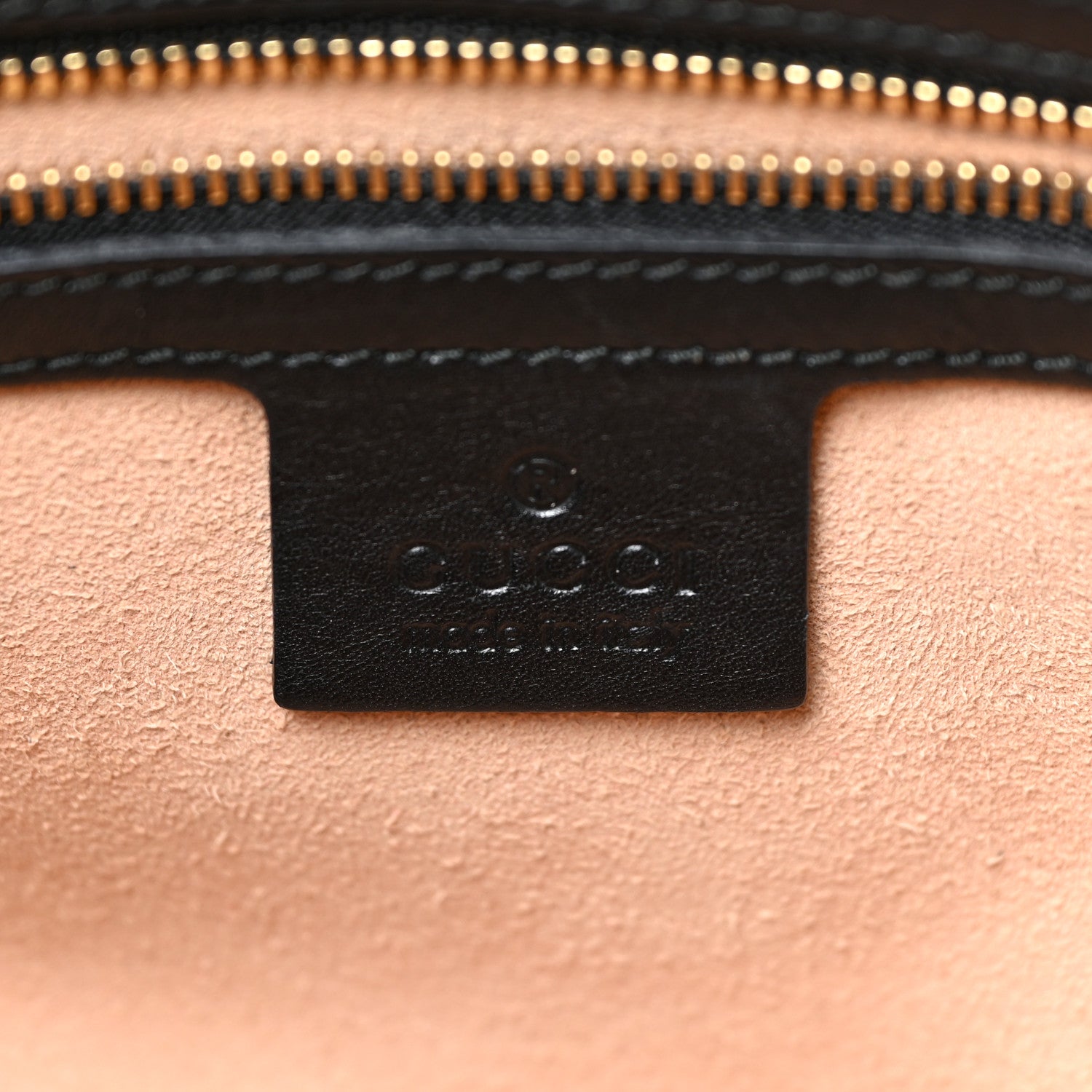 Gucci Guccissima Signature Medium Shoulder Tote Bag Black 6 of 12