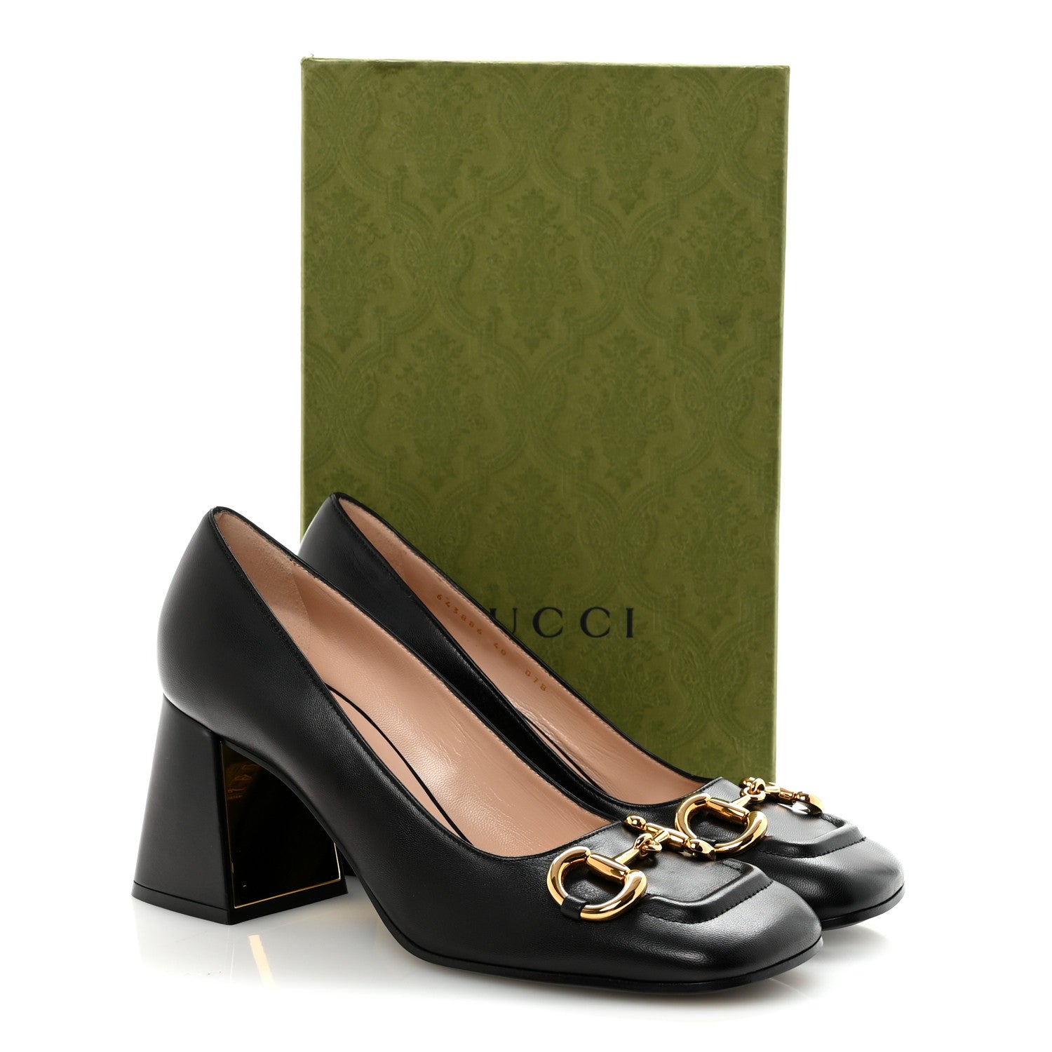 Gucci Malaga Kid Horsebit 75mm Pumps 40 Black 10 of 10