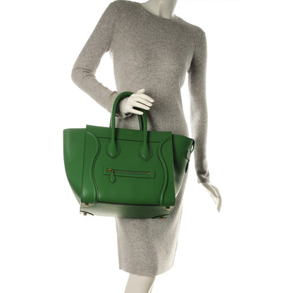 Celine Palmelato Mini Luggage Grass Green 2 of 8