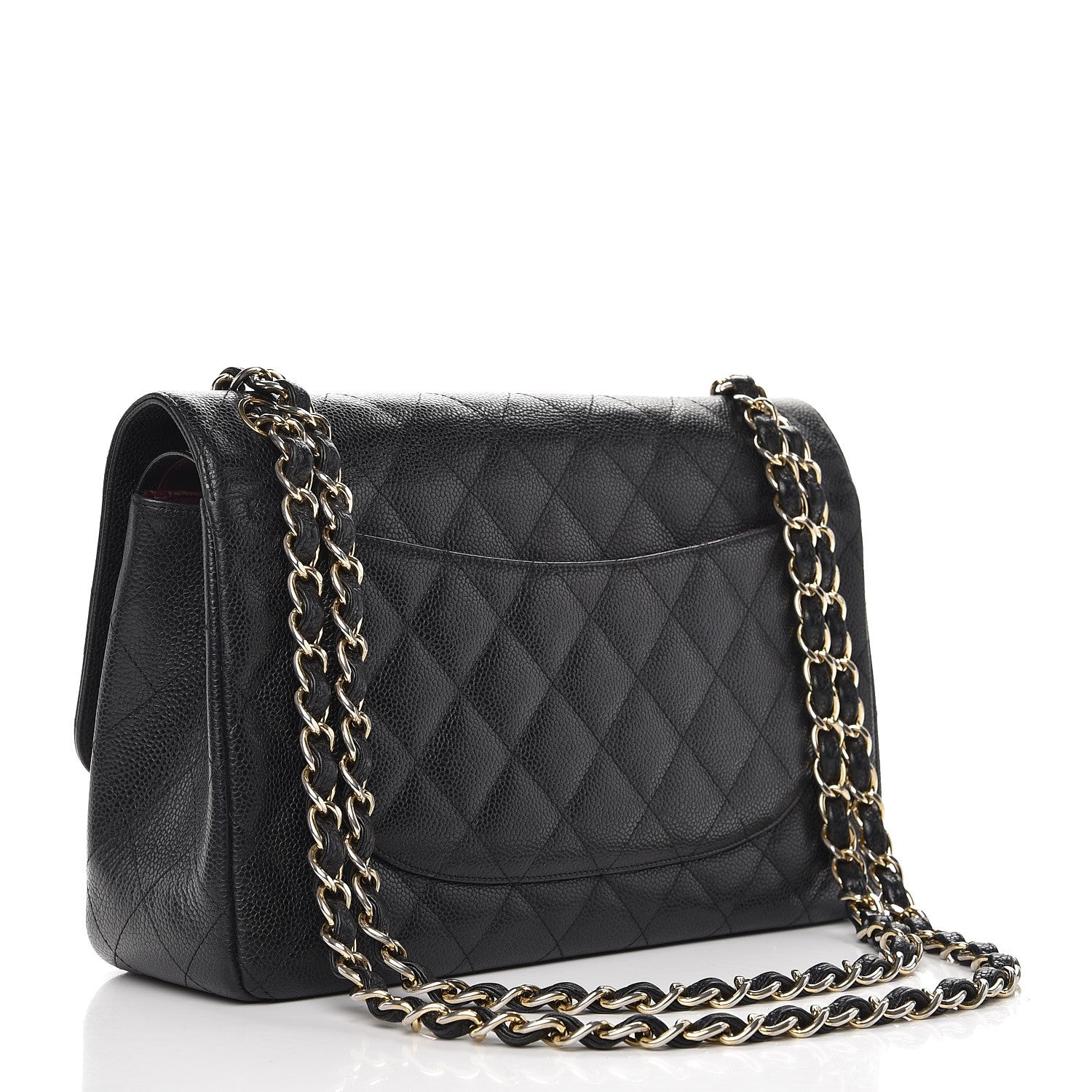Chanel Caviar Quilted Jumbo Double Flap Black 4 of 18