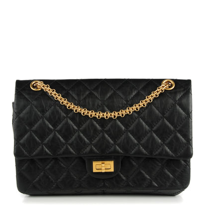 Chanel Aged Calfskin Quilted 2.55 Reissue 226 Flap Black 1 of 9
