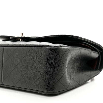 Chanel Caviar Quilted Jumbo Double Flap Black 10 of 10