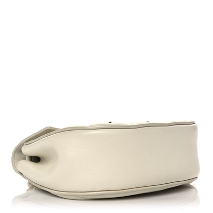 Chloe Calfskin Quilted Drew Bijou Shoulder Bag Natural White 4 of 11