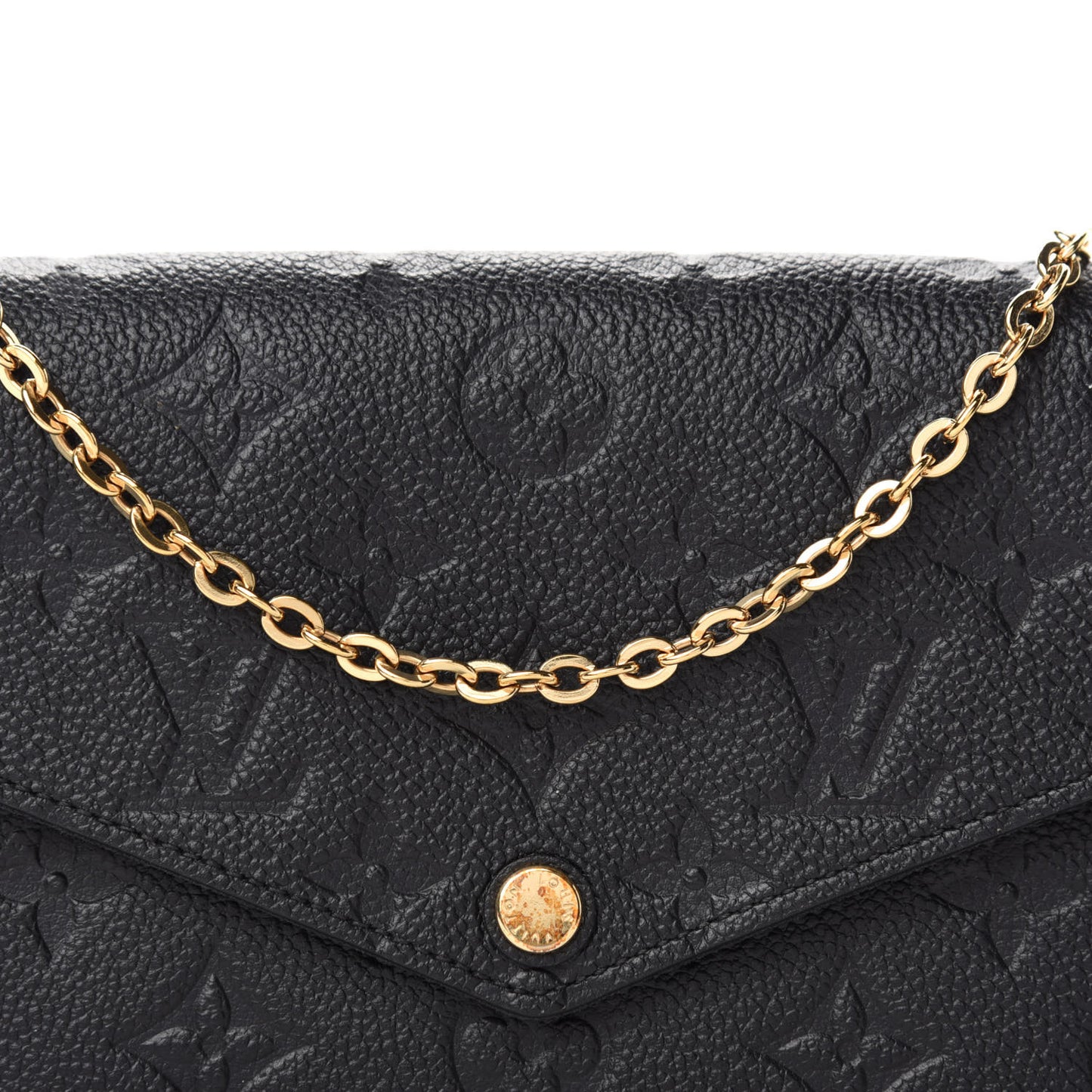 Empreinte Pochette Felicie Chain Wallet Black
