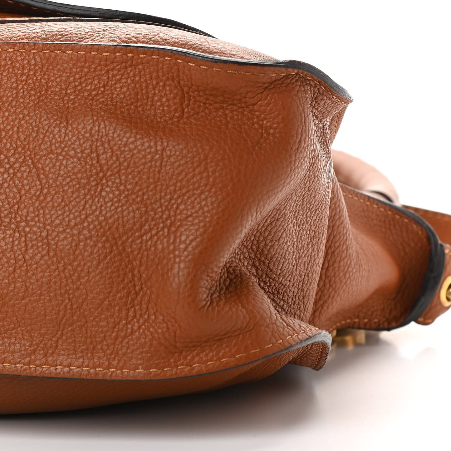 Calfskin Medium Marcie Satchel Tan