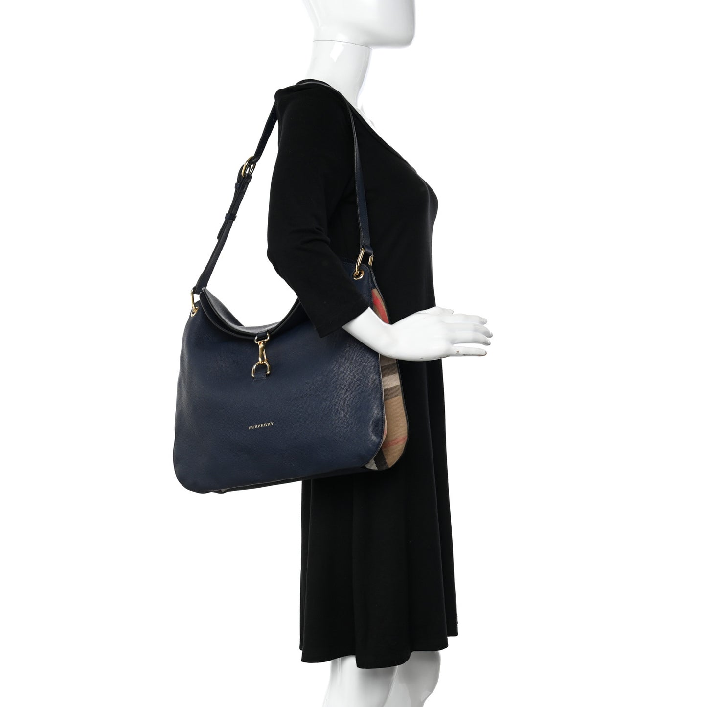 Derby Calfskin House Check Cornwall Hobo Ink Blue