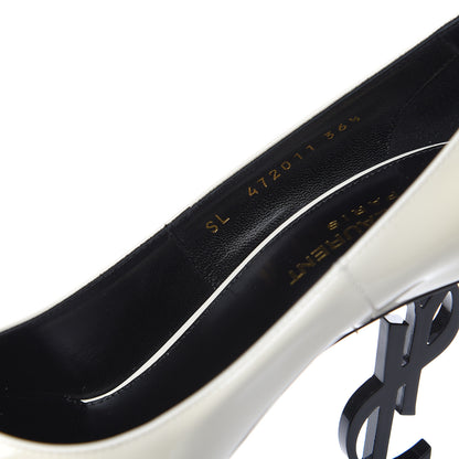 Saint Laurent Patent Opyum 110 Pumps 36.5 Neutro 8 of 10