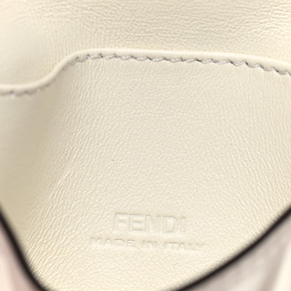 Fendi Nappa Matisse FF Embossed Nano Baguette Charm White 6 of 10
