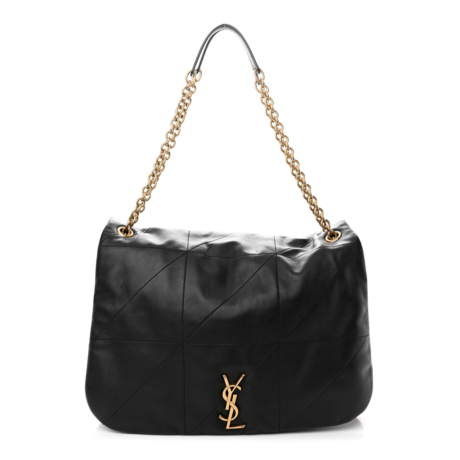 Saint Laurent Lambskin Matelasse Monogram Large Jamie 4.3 Black 1 of 11