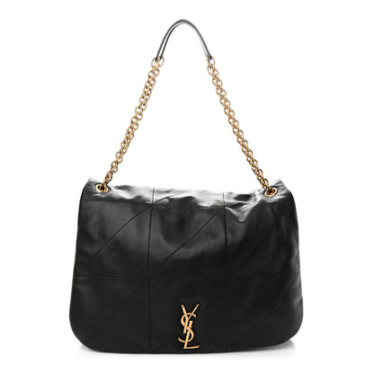Saint Laurent Lambskin Matelasse Monogram Large Jamie 4.3 Black 1 of 11