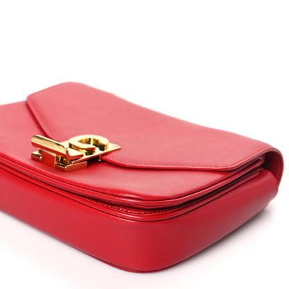 Celine Shiny Calfskin Small C Bag Red 10 of 11
