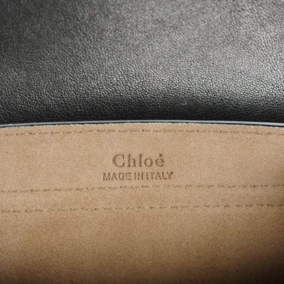 Chloe Calfskin Studded Mini Hudson Shoulder Bag Black 6 of 7