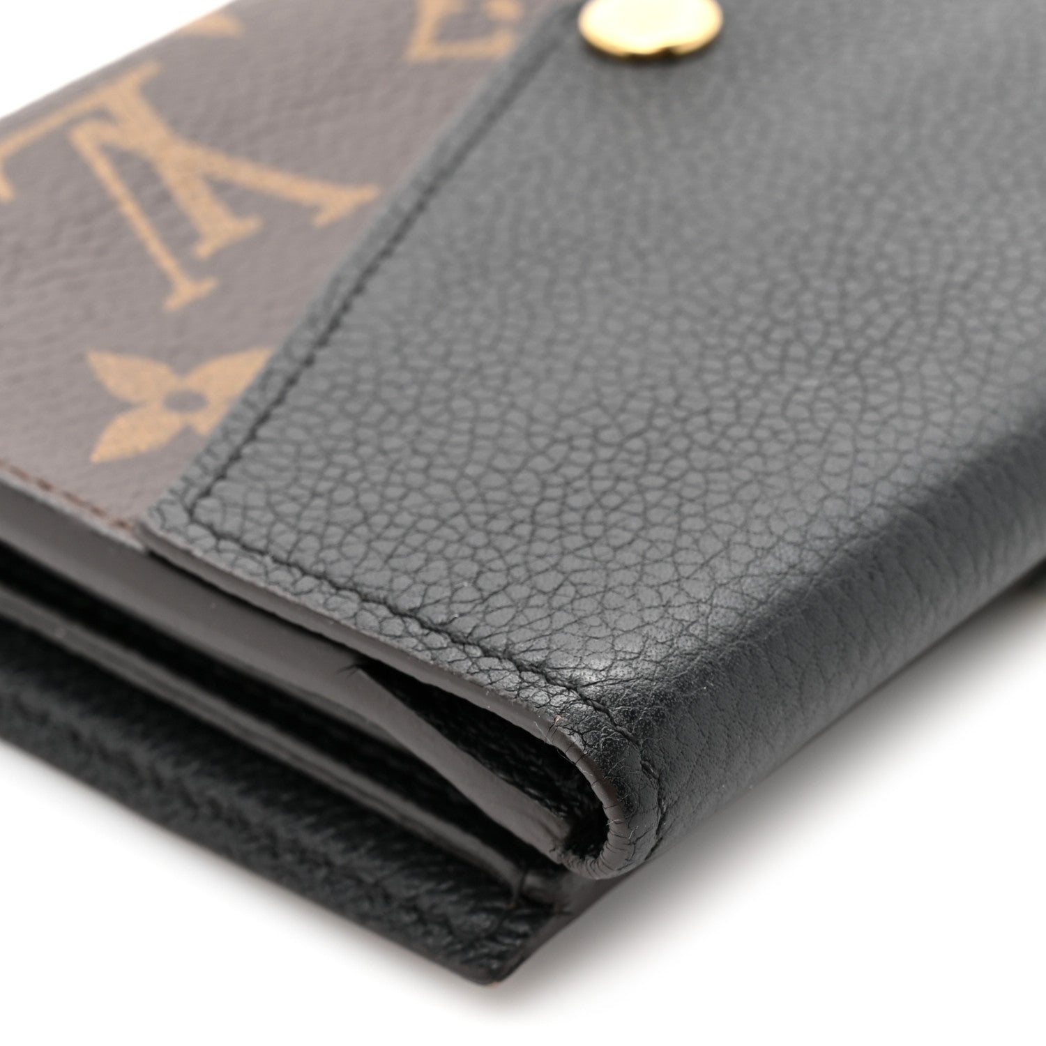 Louis Vuitton Monogram Pallas Compact Wallet Black 9 of 10
