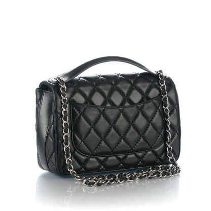 Chanel Lambskin Quilted Medium Easy Carry Flap Black 3 of 13