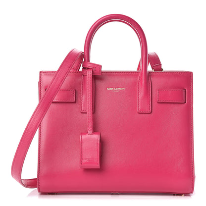 Saint Laurent Calfskin Nano Sac De Jour Bubblegum 1 of 10