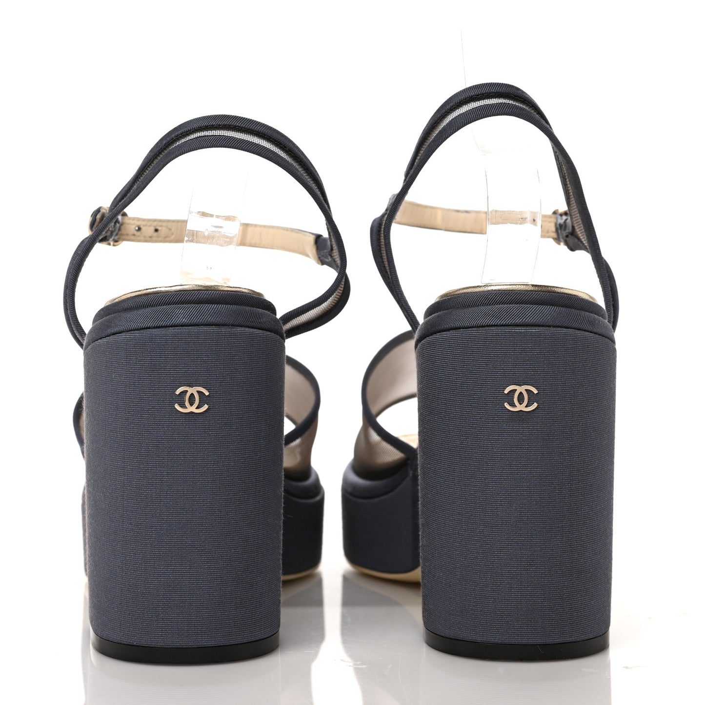 Mesh Wedge Sandals 41 Grey