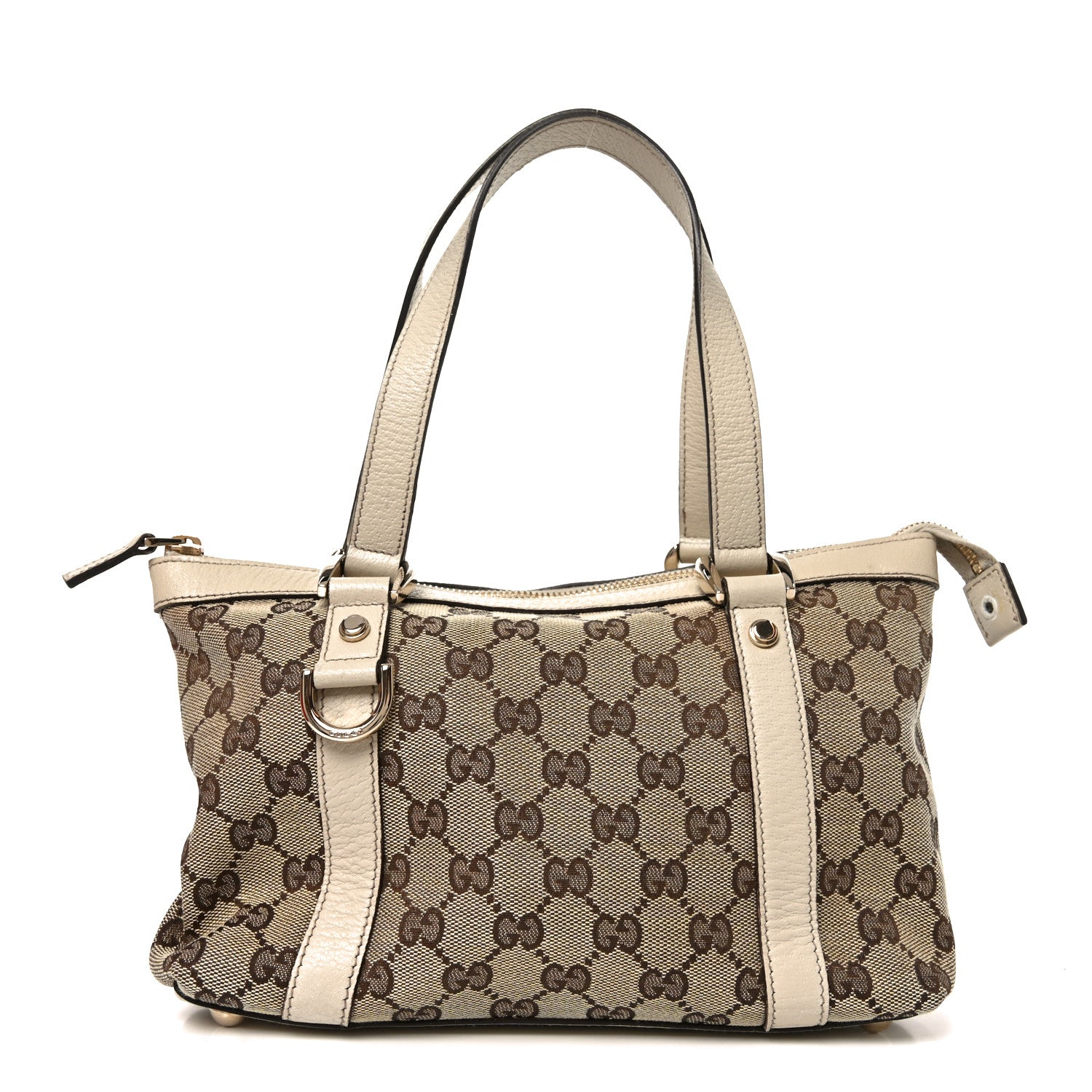 Gucci Monogram Small Abbey Tote Off White 1 of 10