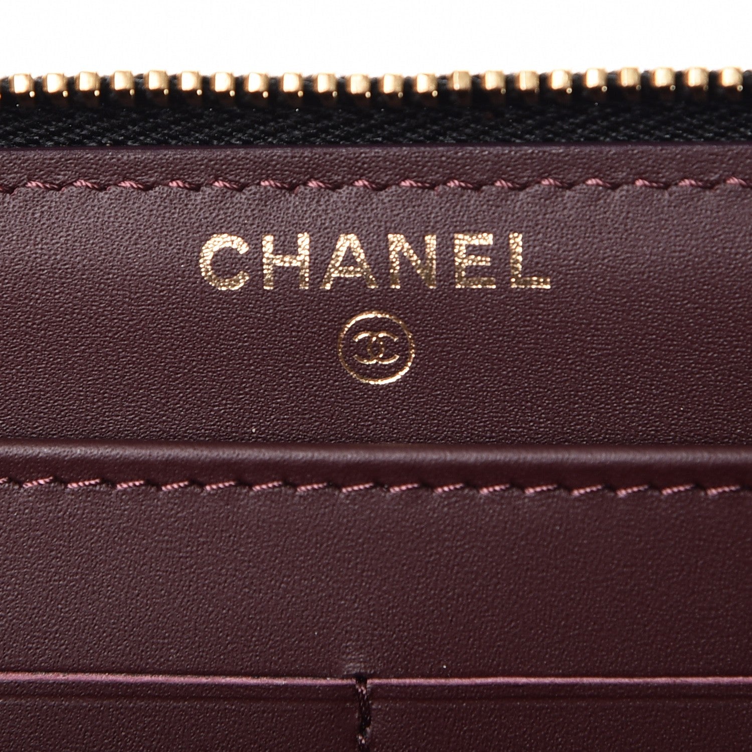 Chanel Caviar Quilted Large Gusset Zip Around Wallet Black 6 of 10