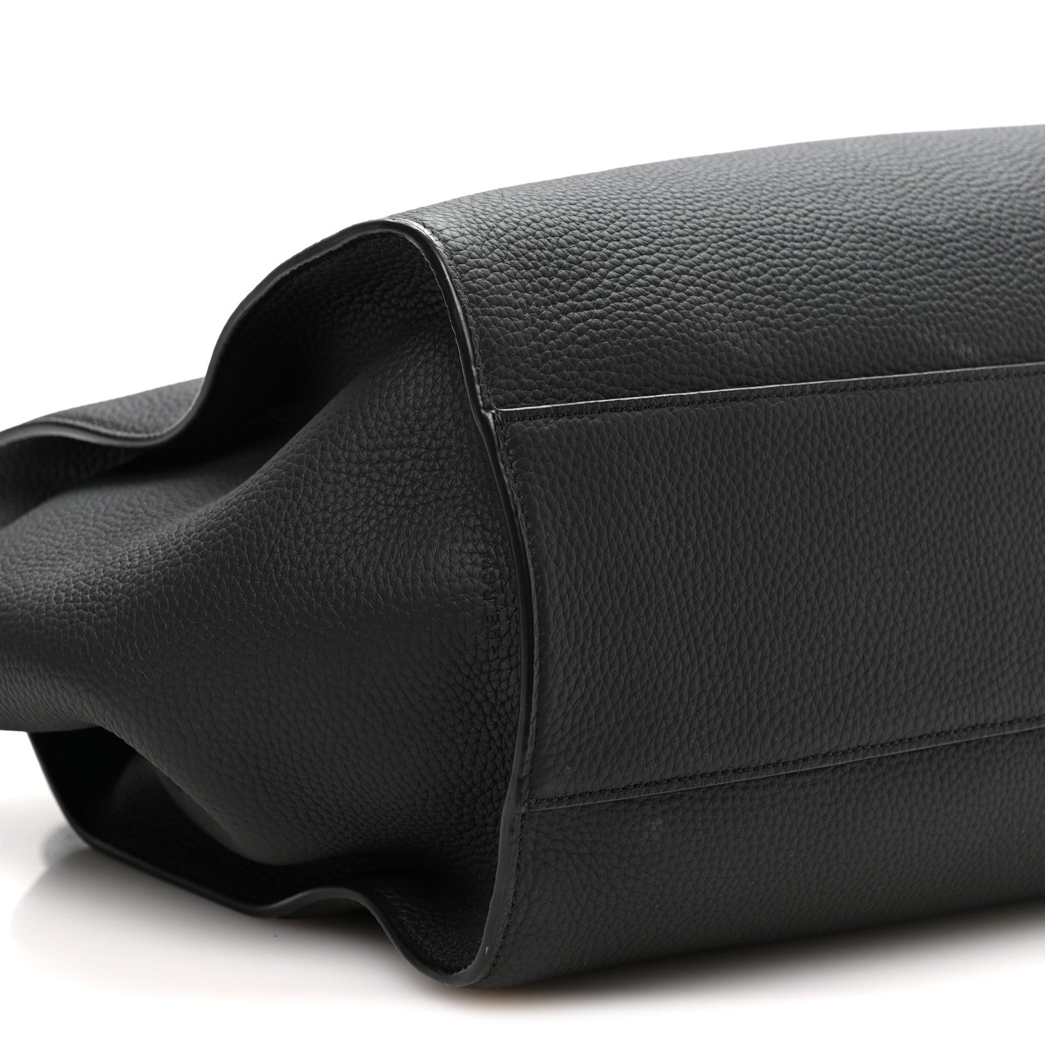 The Row Matte Grained Calfskin Marlo 17 Black 7 of 8