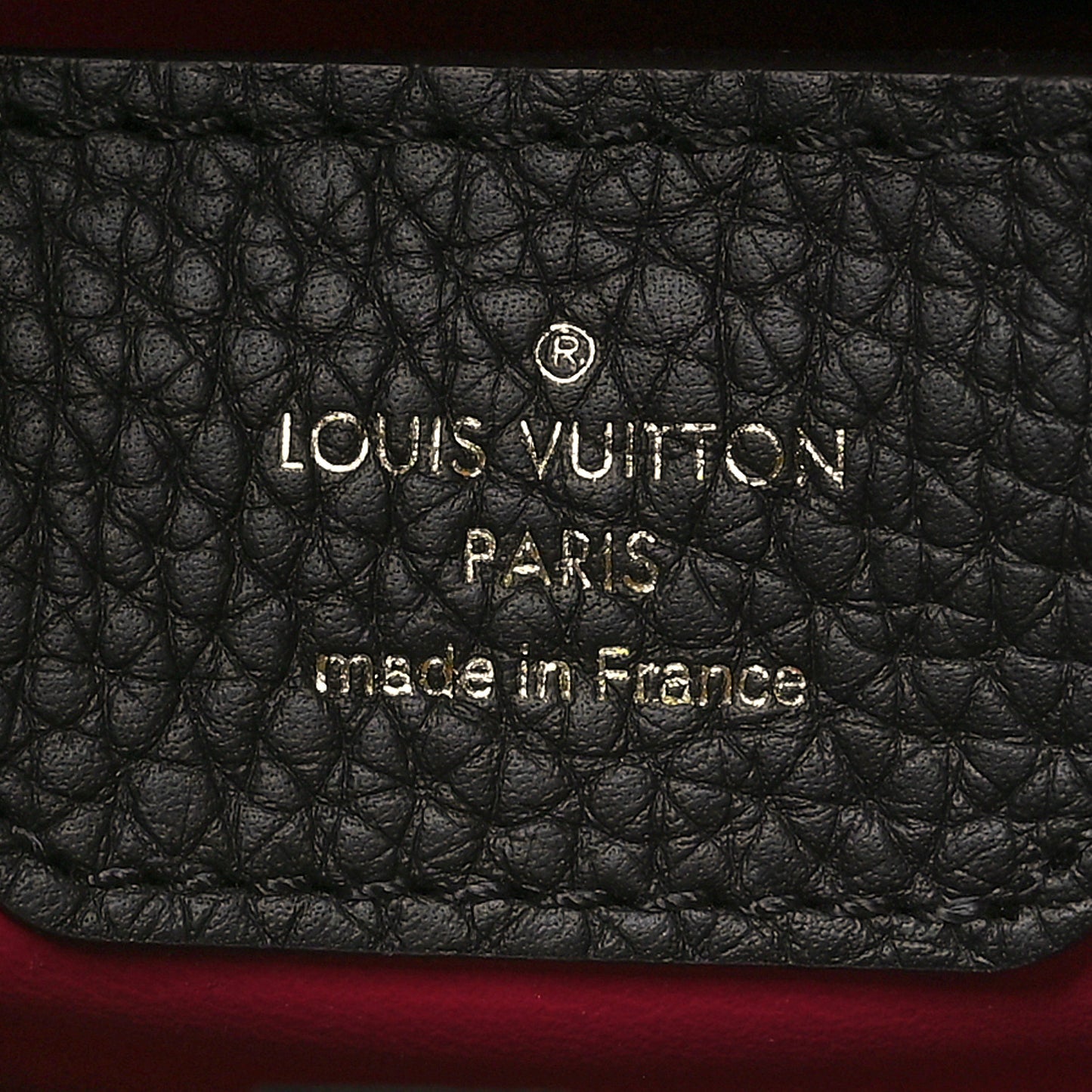 Taurillon Capucines PM Black