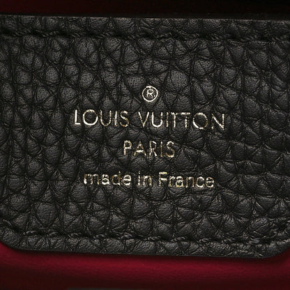Louis Vuitton Taurillon Capucines PM Black 7 of 10