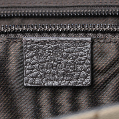 Gucci Monogram Large Flap Messenger Bag Beige Dark Brown 6 of 9