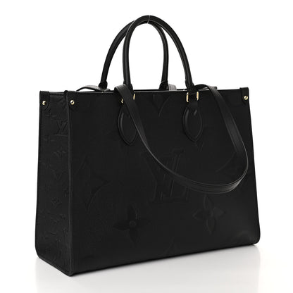 Louis Vuitton Empreinte Monogram Giant Onthego MM Black 2 of 8