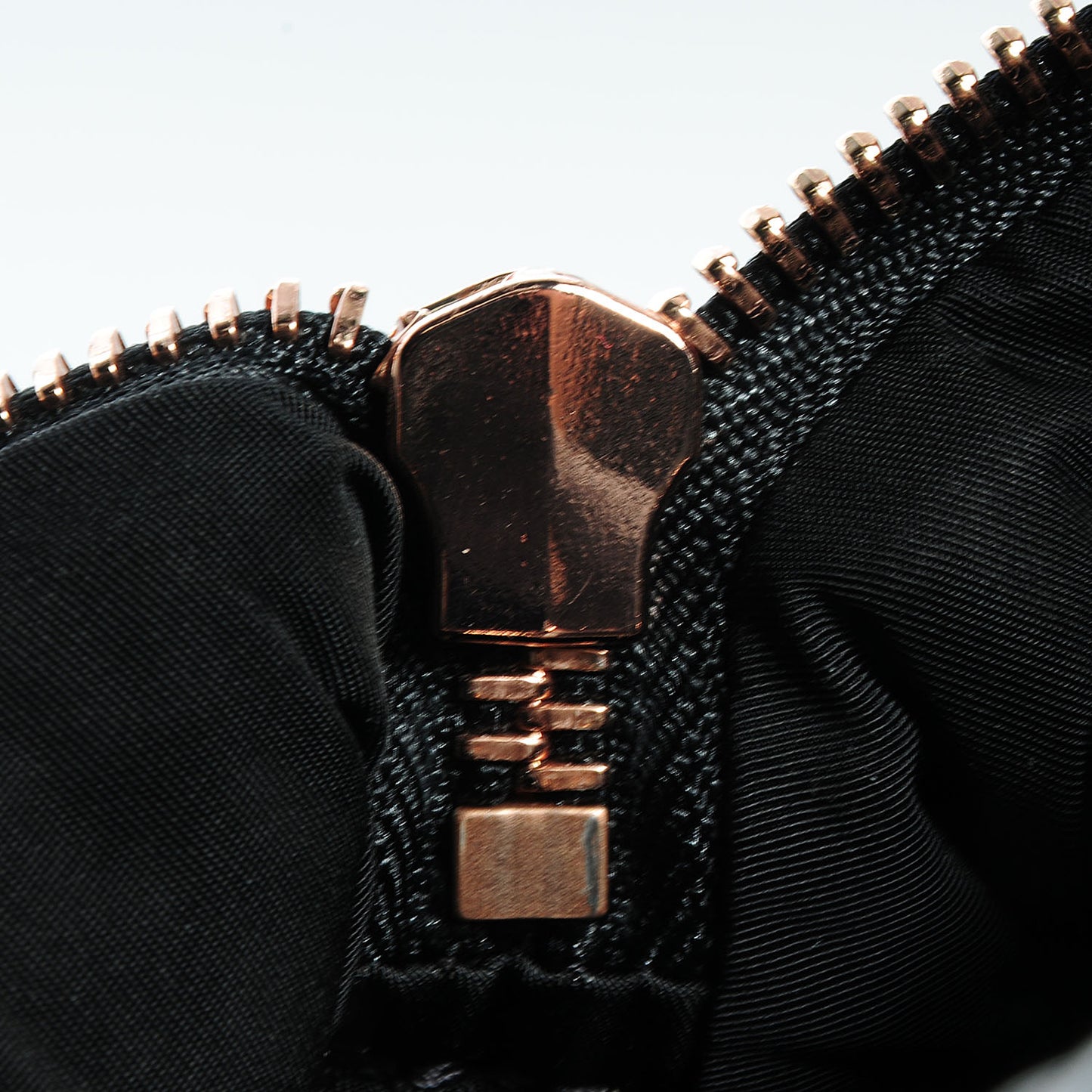 Pebbled Lambskin Rocco Black w Rose Gold Hardware