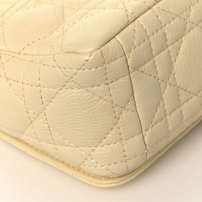 Christian Dior Calfskin Cannage Small Caro Bag Pale Yellow 11 of 14