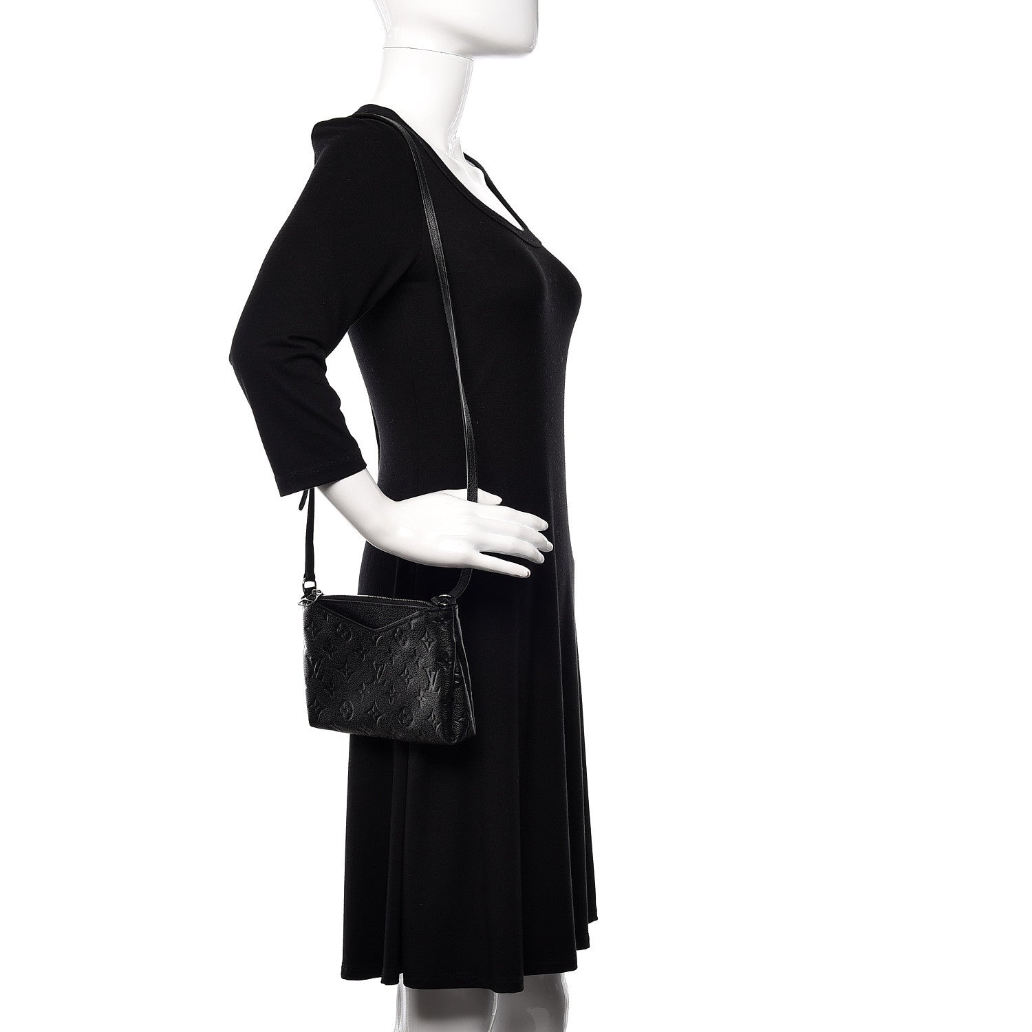 Louis Vuitton Empreinte Pallas Crossbody Black 2 of 10
