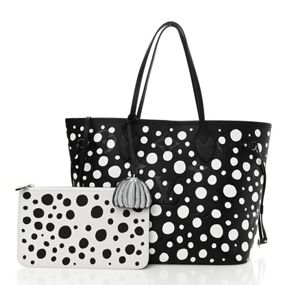 Louis Vuitton LV X YK Empreinte Neverfull MM Black White 3 of 11