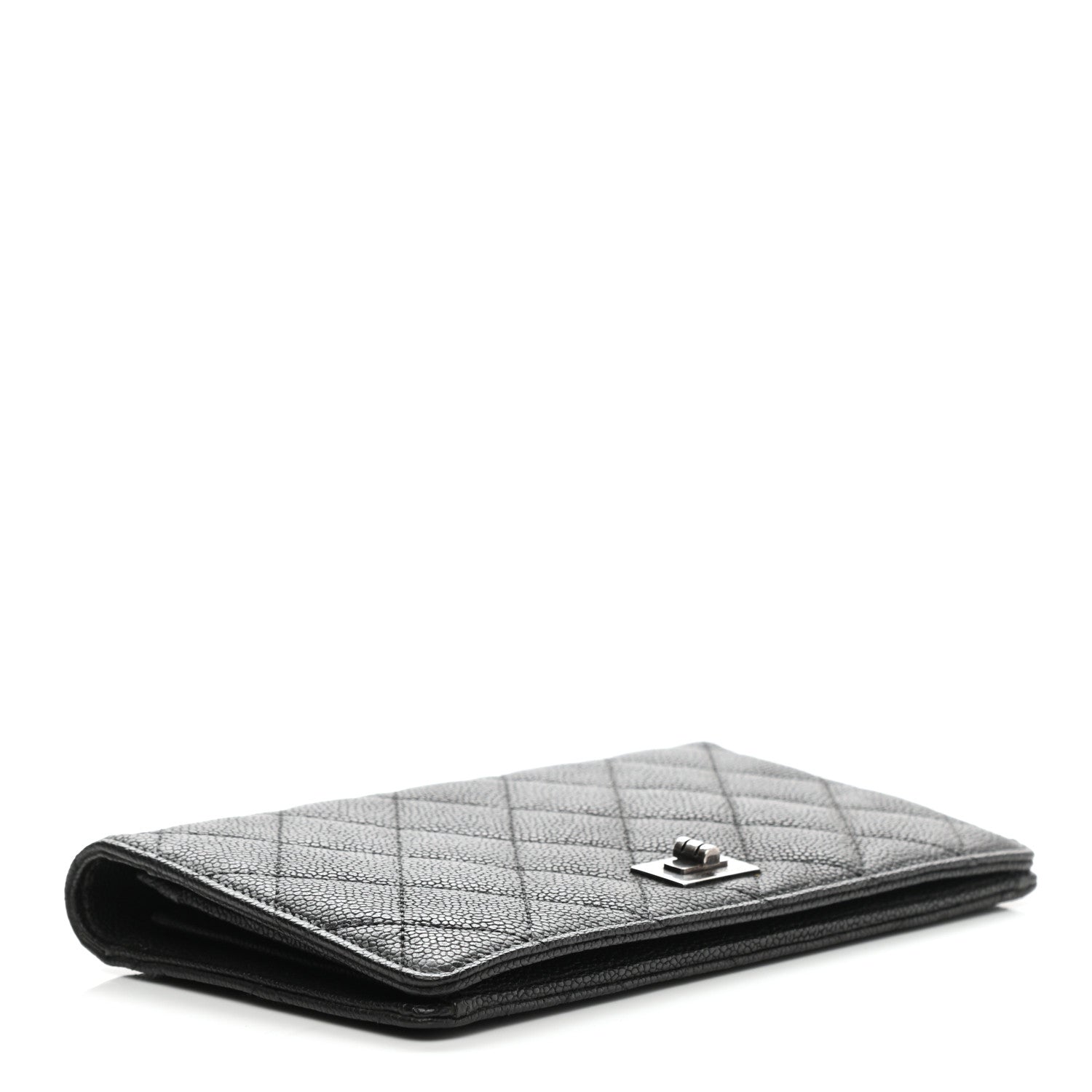 Chanel Caviar Quilted Reissue Yen Wallet Black 4 of 10