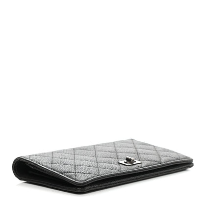Chanel Caviar Quilted Reissue Yen Wallet Black 4 of 10