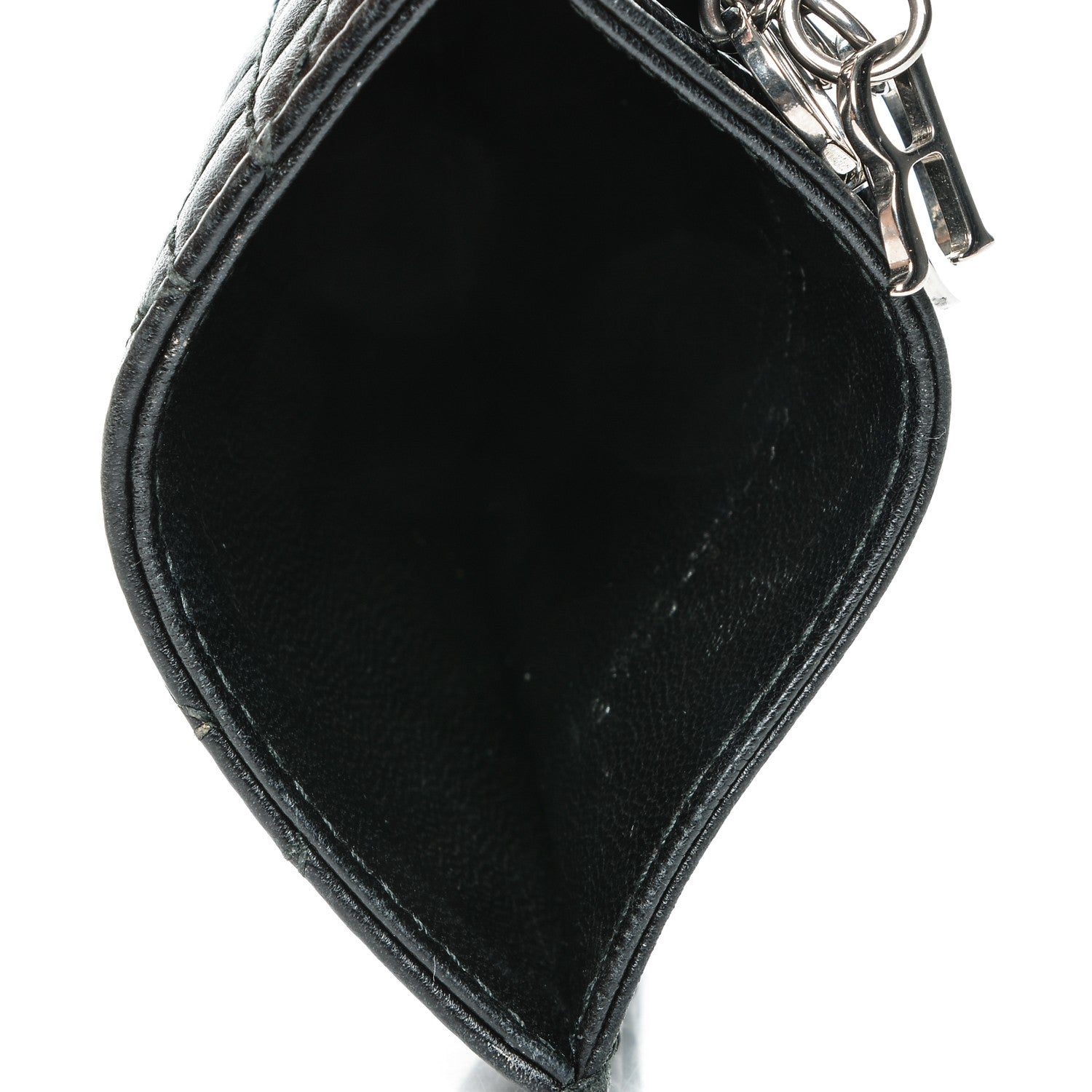 Christian Dior Lambskin Cannage Lady Dior Card Holder Black 5 of 7