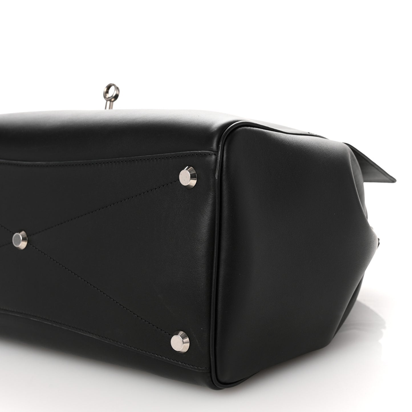 Smooth Calfskin Medium Bel Air Carry All Bag Black