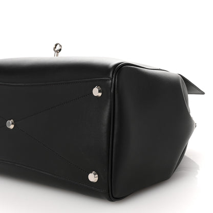 Balenciaga Smooth Calfskin Medium Bel Air Carry All Bag Black 9 of 9
