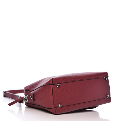 MCM Grained Calfskin Medium Ella Boston Sash Burgundy 4 of 12