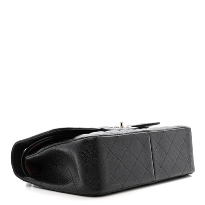 Chanel Caviar Quilted Jumbo Double Flap Black 4 of 12