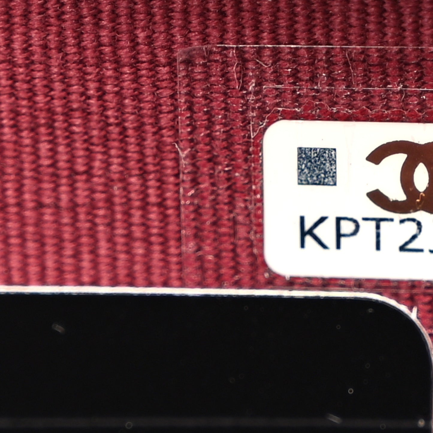 Caviar Quilted Camera Bag Burgundy