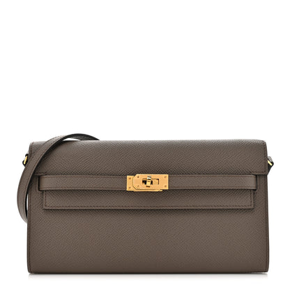 Hermes Epsom Kelly To Go Wallet Etain 1 of 11