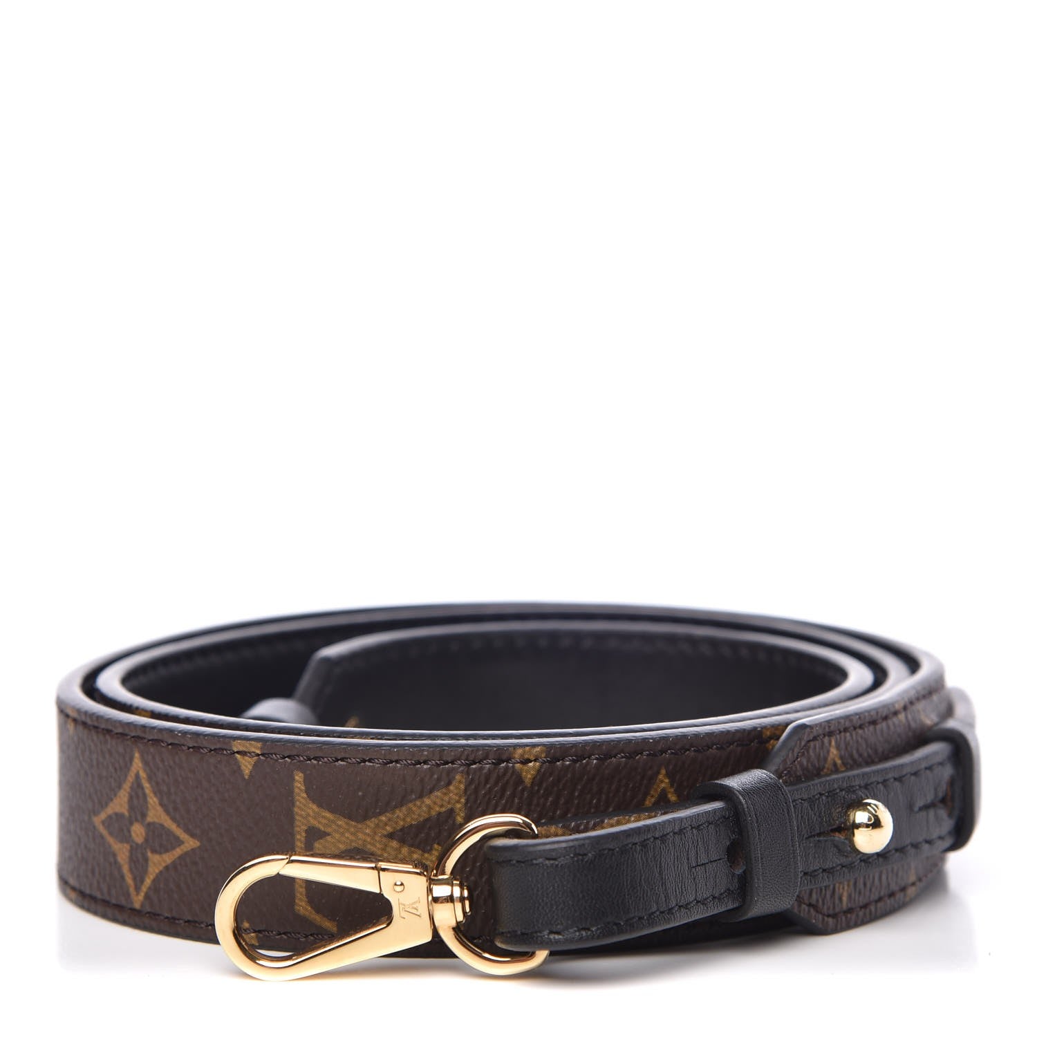 Louis Vuitton Monogram Bandouliere Shoulder Strap XL Black 1 of 5
