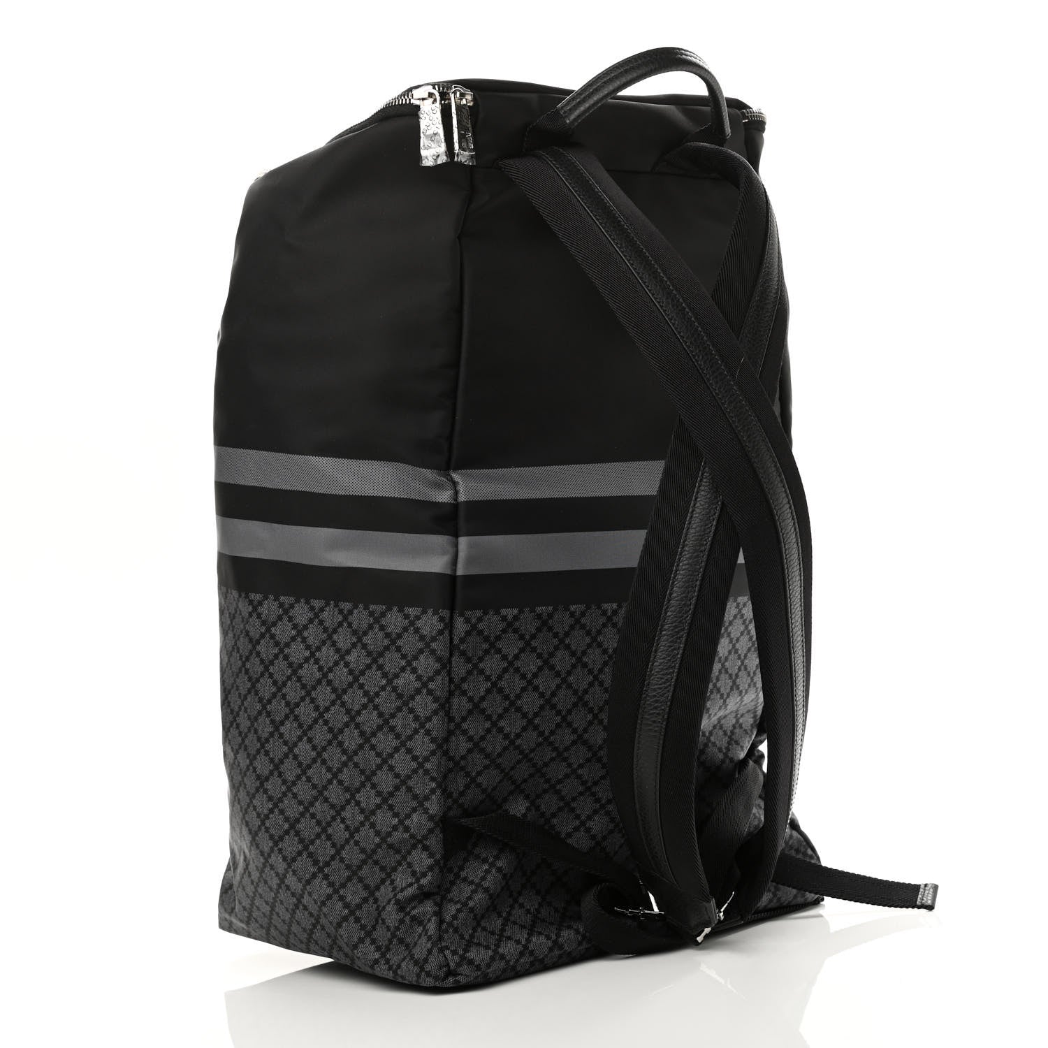 Gucci Nylon Diamante Backpack Black 3 of 10