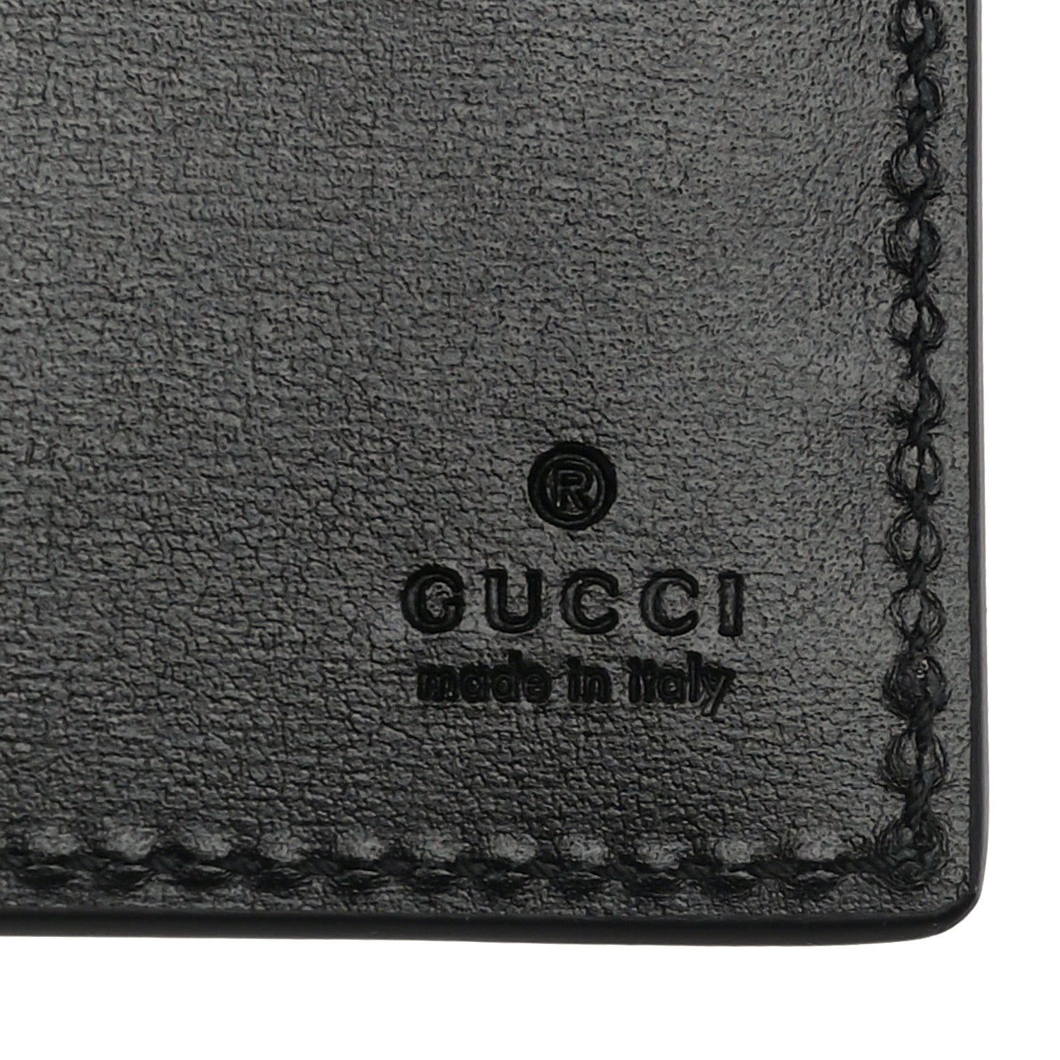 Gucci Smooth Calfskin GG Marmont Bi-Fold Wallet Black 6 of 10