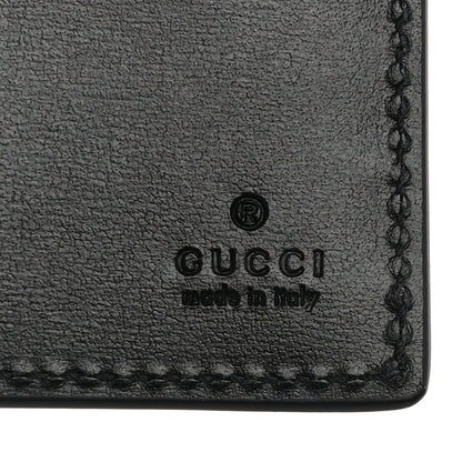 Gucci Smooth Calfskin GG Marmont Bi-Fold Wallet Black 6 of 10