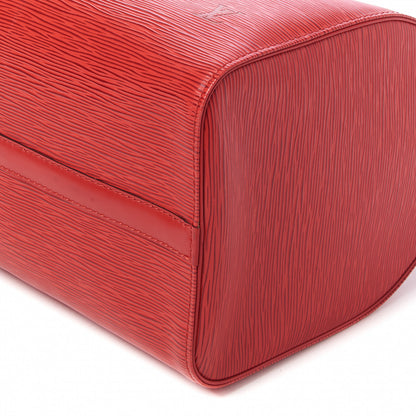 Louis Vuitton Epi Speedy 35 Castillan Red 4 of 8