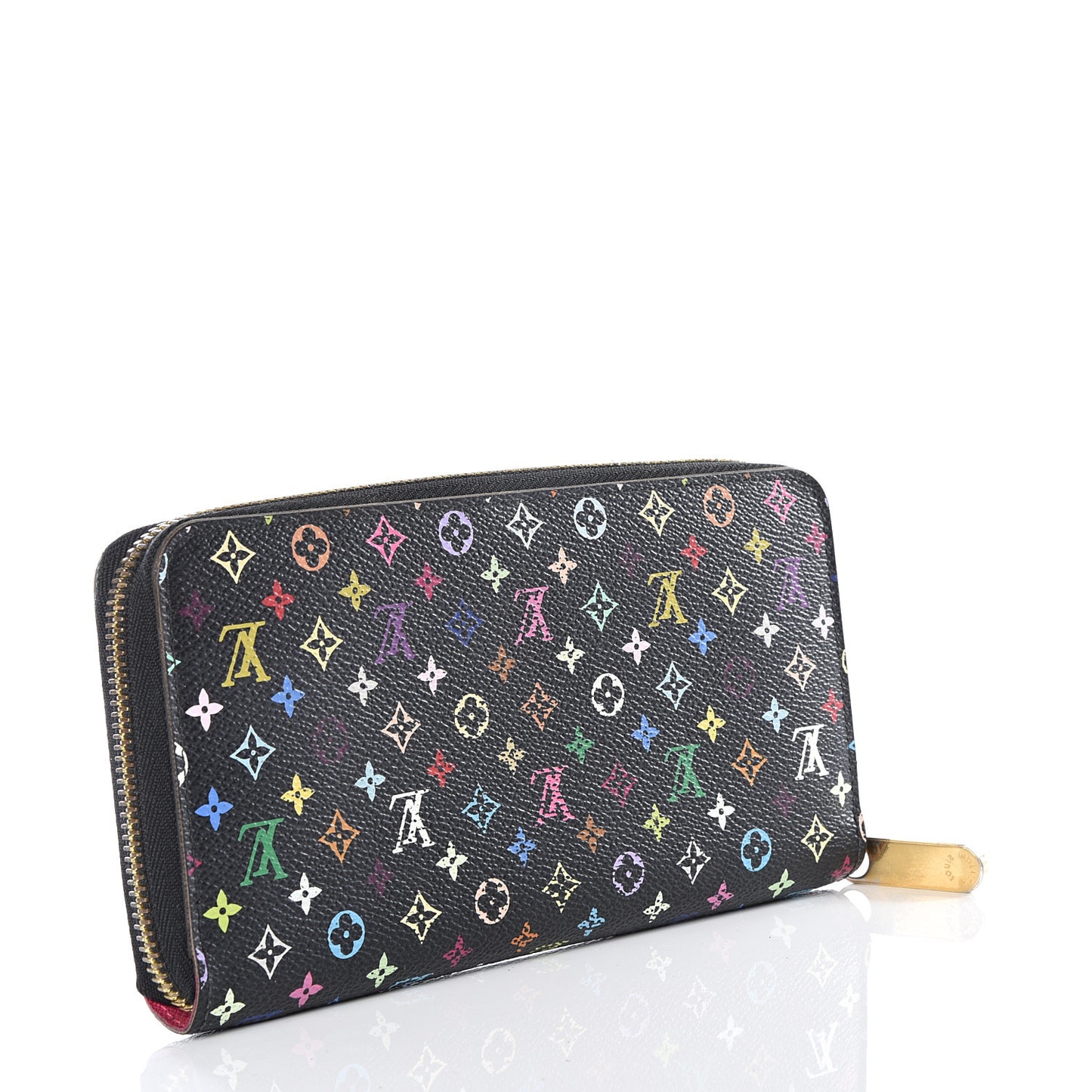 Monogram Multicolor Zippy Wallet Black Grenade