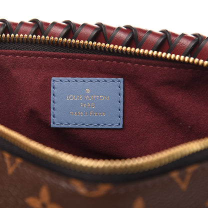 Louis Vuitton Monogram Beaubourg Hobo Mini Bordeaux Red Peach Safran Blue Jean Blue 6 of 10