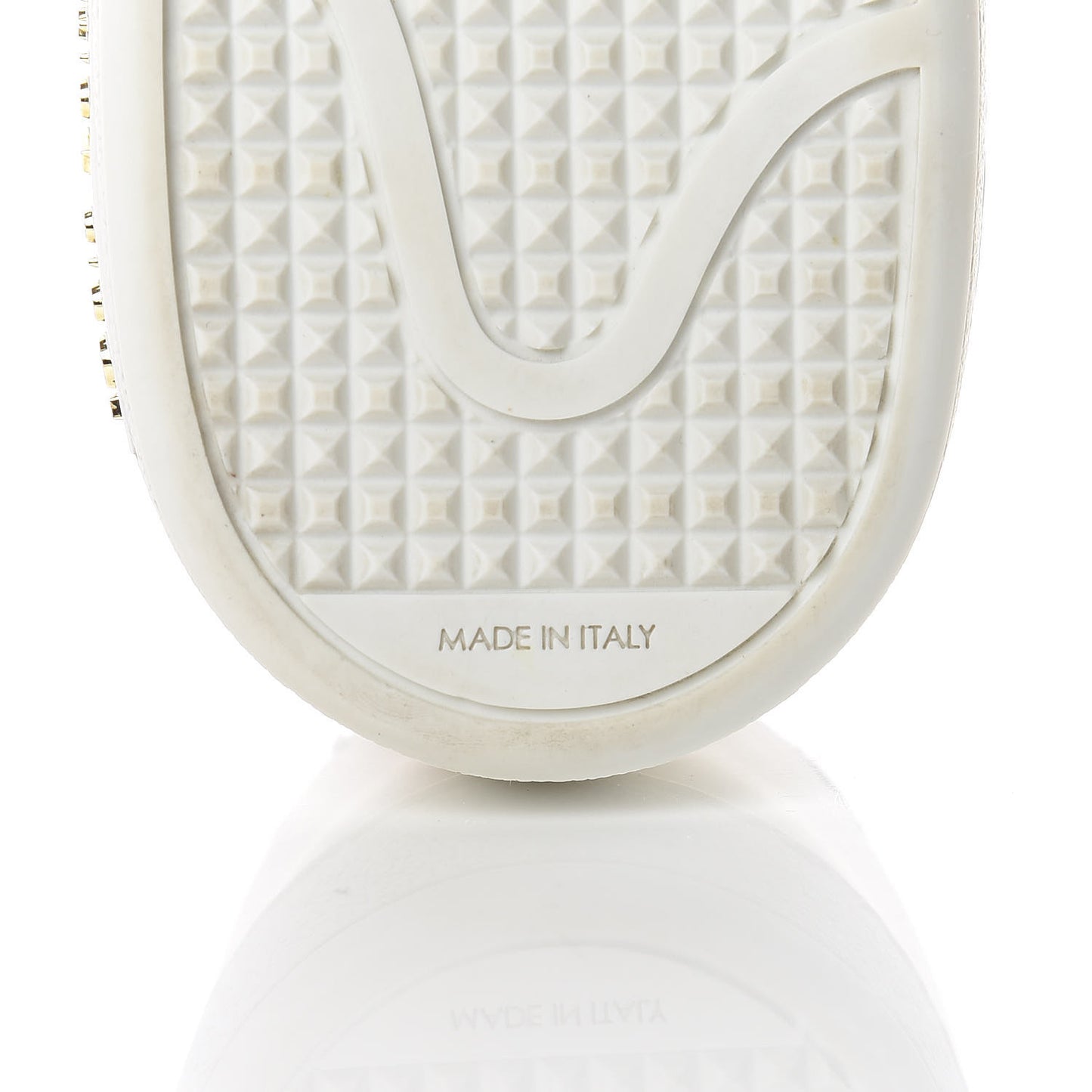 Calfskin Monogram Frontrow Sneakers 38 White