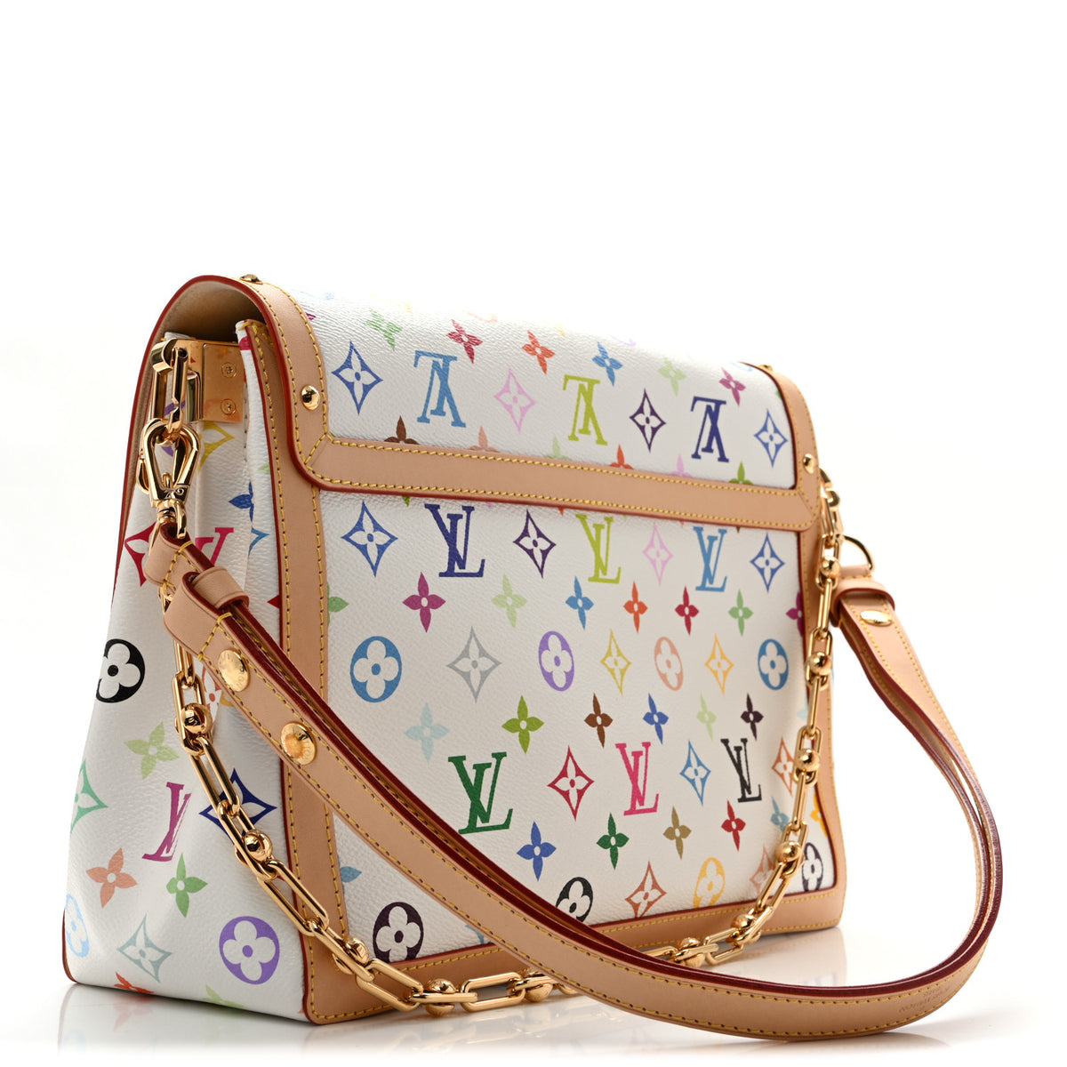 Louis Vuitton LV X TM Monogram Multicolor Dauphine Soft GM White 3 of 10