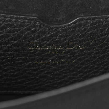 Christian Dior Grained Calfskin Medium Bobby Flap Black 6 of 10